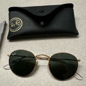 Ray Ban Round Metal Sunglasses